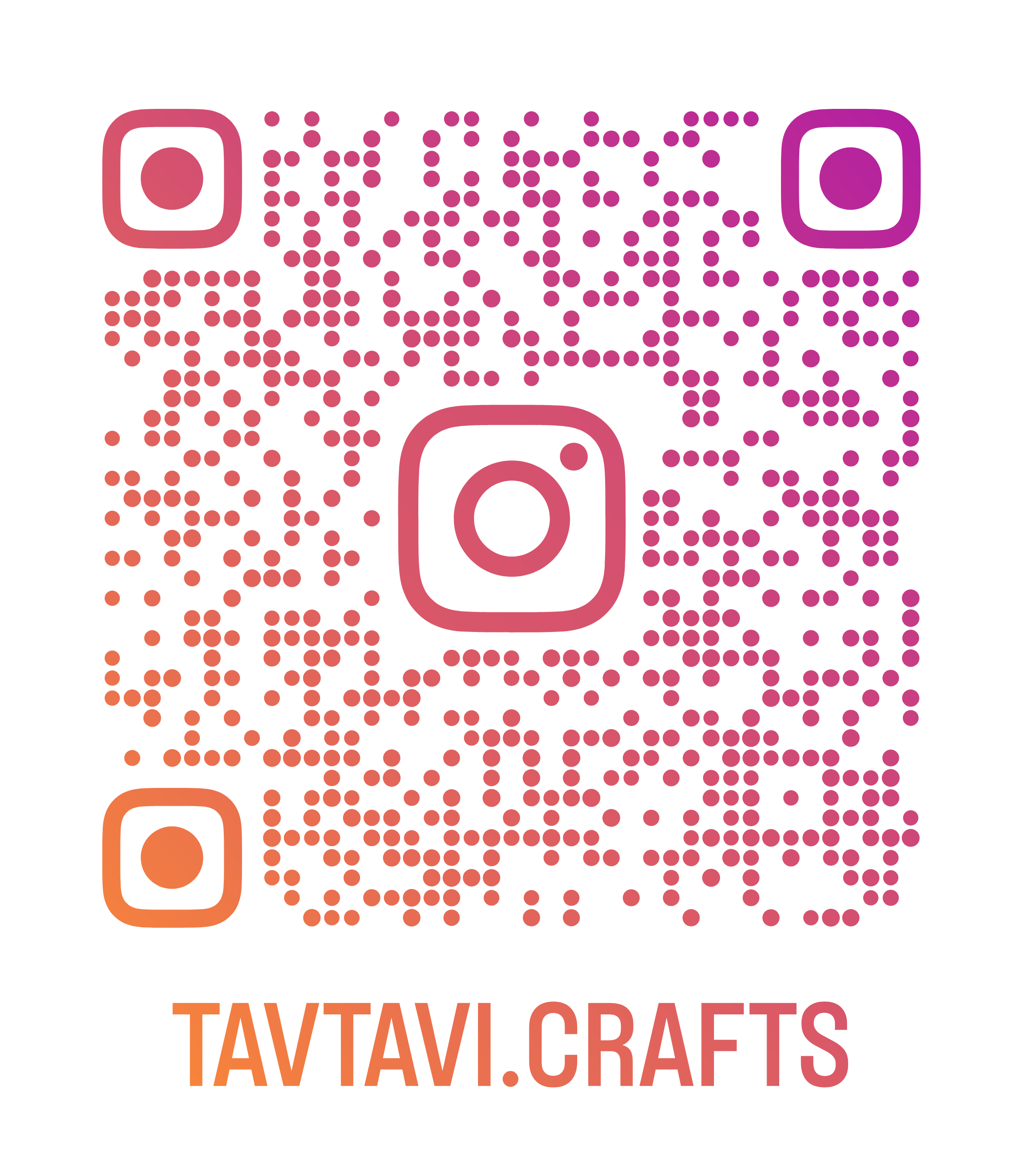 Tavtavi Instagram QR Code
